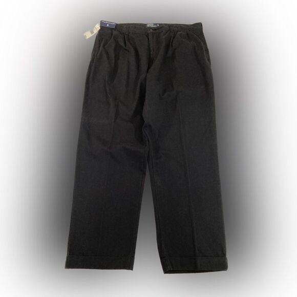 Polo Ralph Lauren Other - Polo Ralph Lauren Chino Pants Men’s 42x32 Black Hammond Pleated Classic Preppy